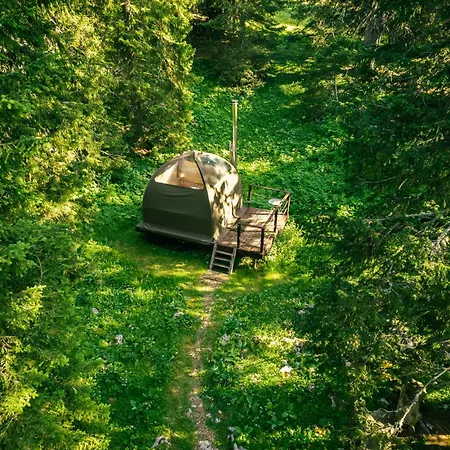 Tente de luxe Nuit Insolite En Eco-bivouac A 20min D'annecy